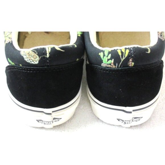 Vans Men\'s Old Skool Desert Snake Black White Canvas Suede shoes Sizes NIB